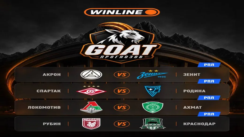 Турнир «GOAT прогнозов»: точные счета в Winline