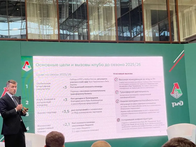 Плутник презентует цели Локомотива
