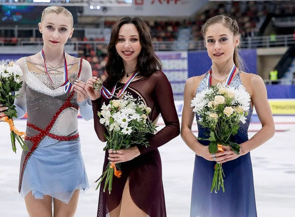 Софья Муравьёва, Елизавета Туктамышева и Алина Горбачёва (слева направо)