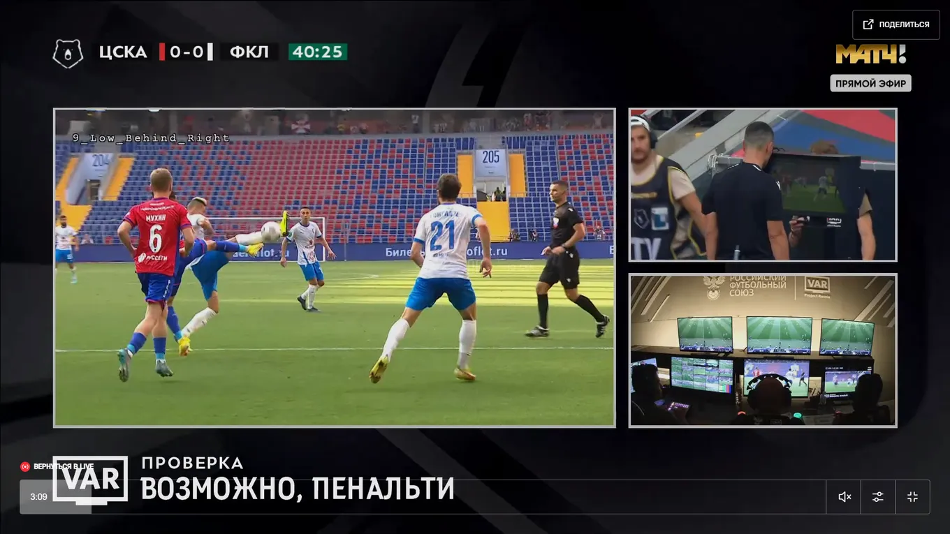 Фото: скриншот «Матч ТВ»