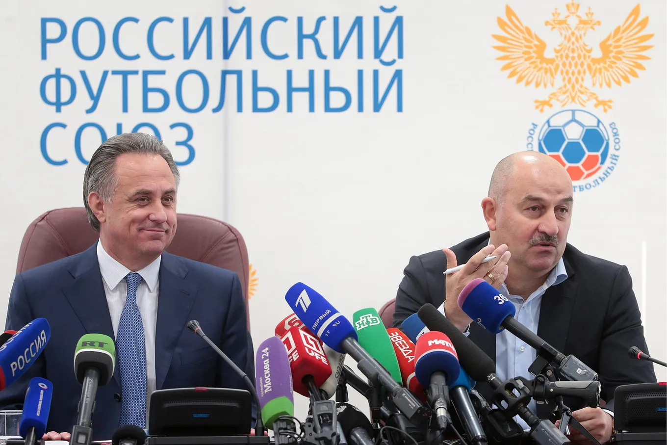 Виталий Мутко и Станислав Черчесов