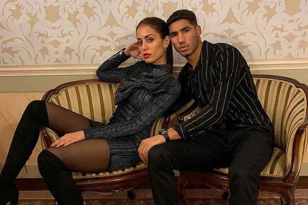 Хиба Абук и Ашраф Хакими