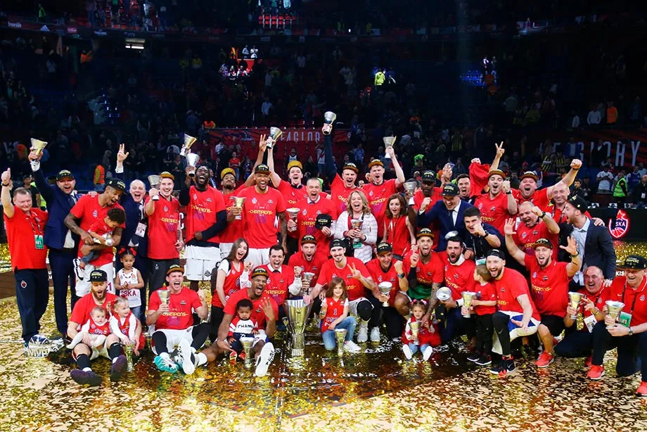 ЦСКА – чемпион Евролиги 2019 года. Больше одной минуты в финале сыграл только один россиянин