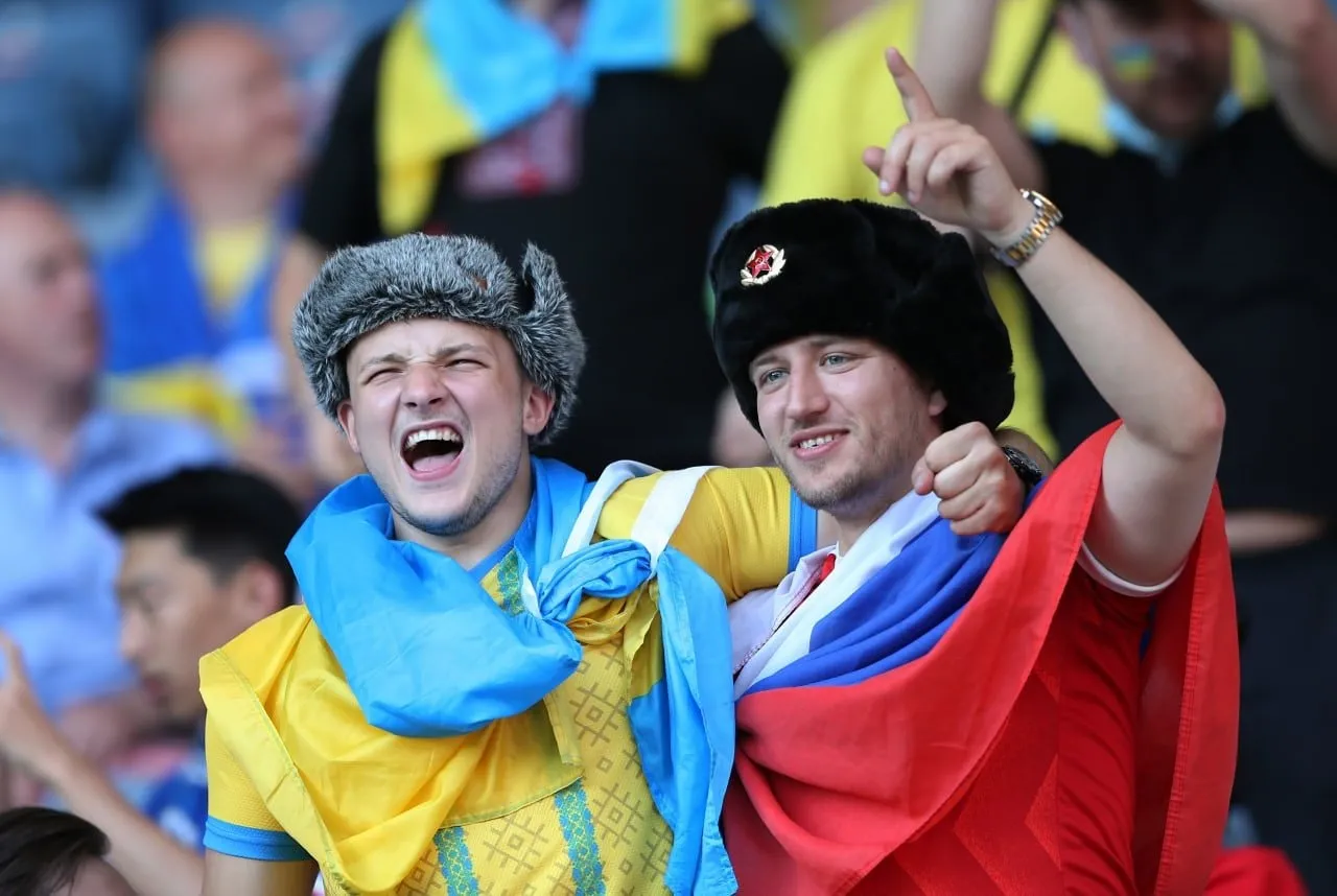 Украинец и россиянин