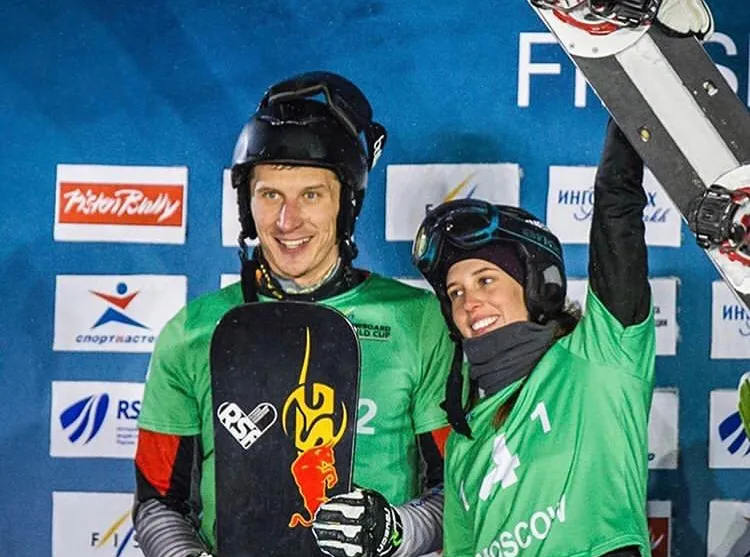 Сноубордисты Наталья и Андрей Соболевы