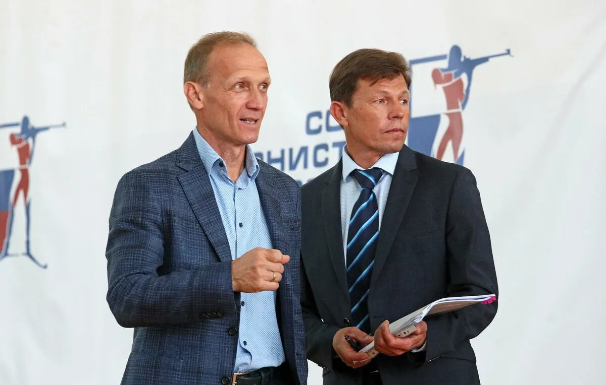 Экс-президент СБР Владимир Драчев и нынешний руководитель организации Виктор Майгуров