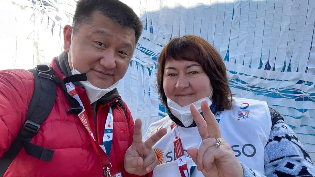 Александр Пак и Елена Вяльбе