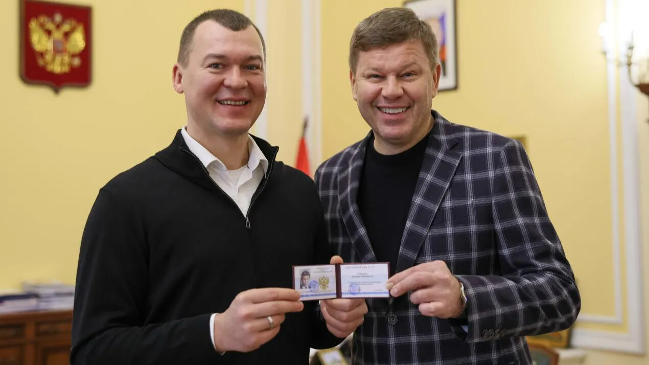 Михаил Дегтярев и Дмитрий Губерниев