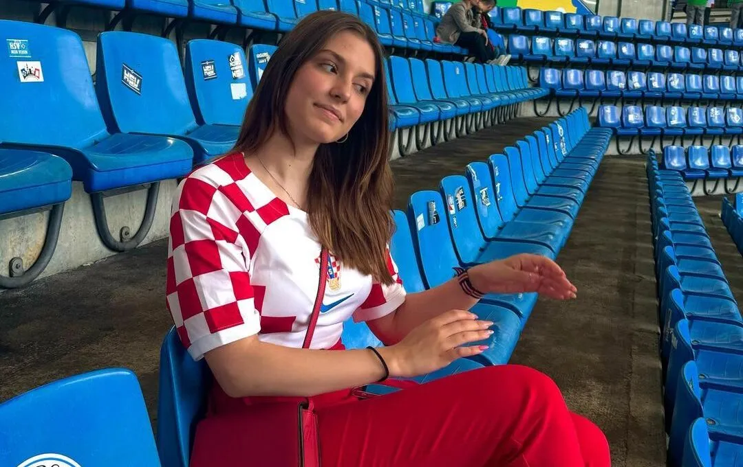 Болельщица Хорватии