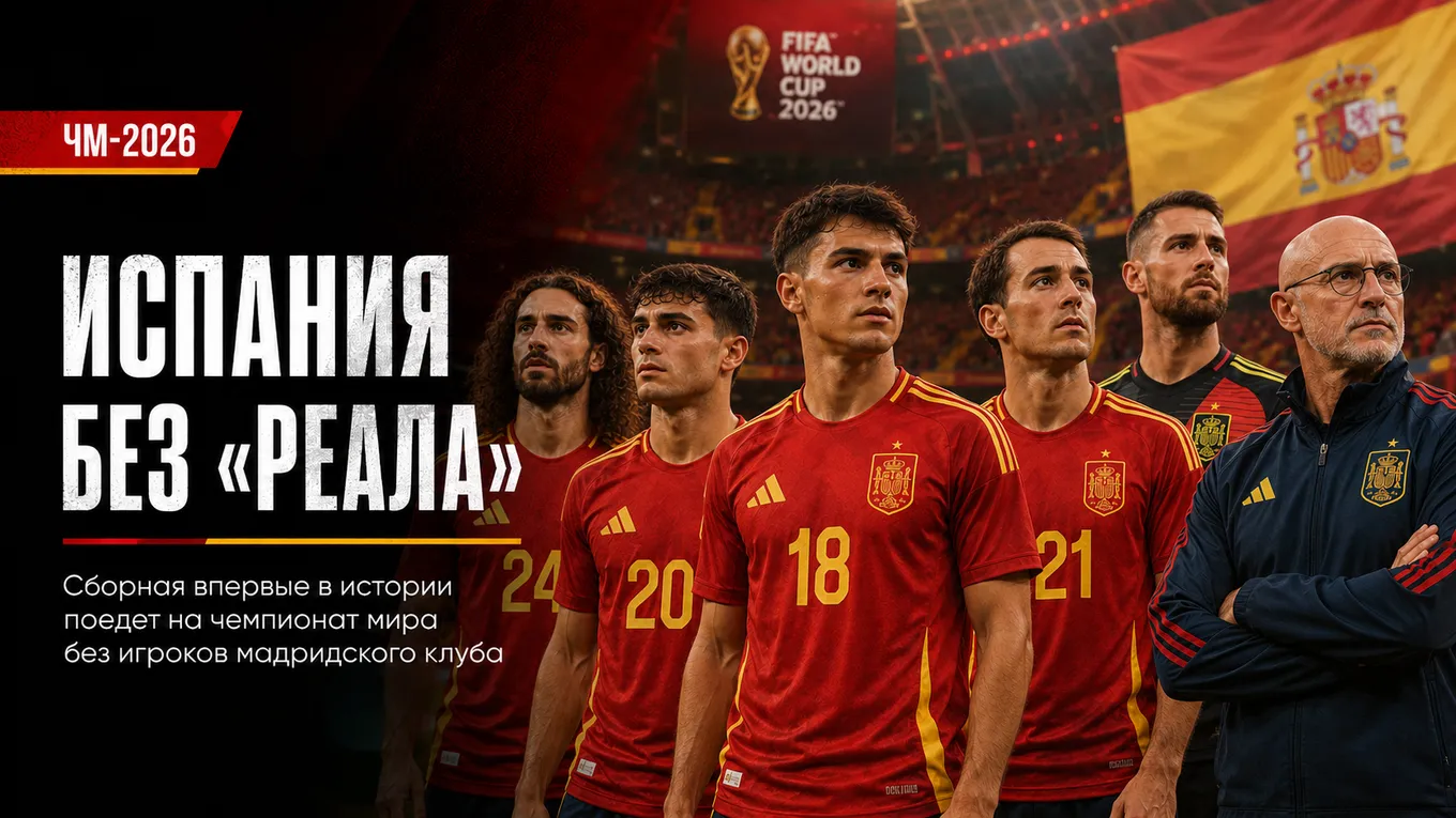 Сборная Испании на ЧМ-2026 без игроков мадридского Реала