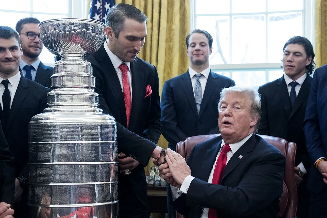 Александр Овечкин и Дональд Трамп