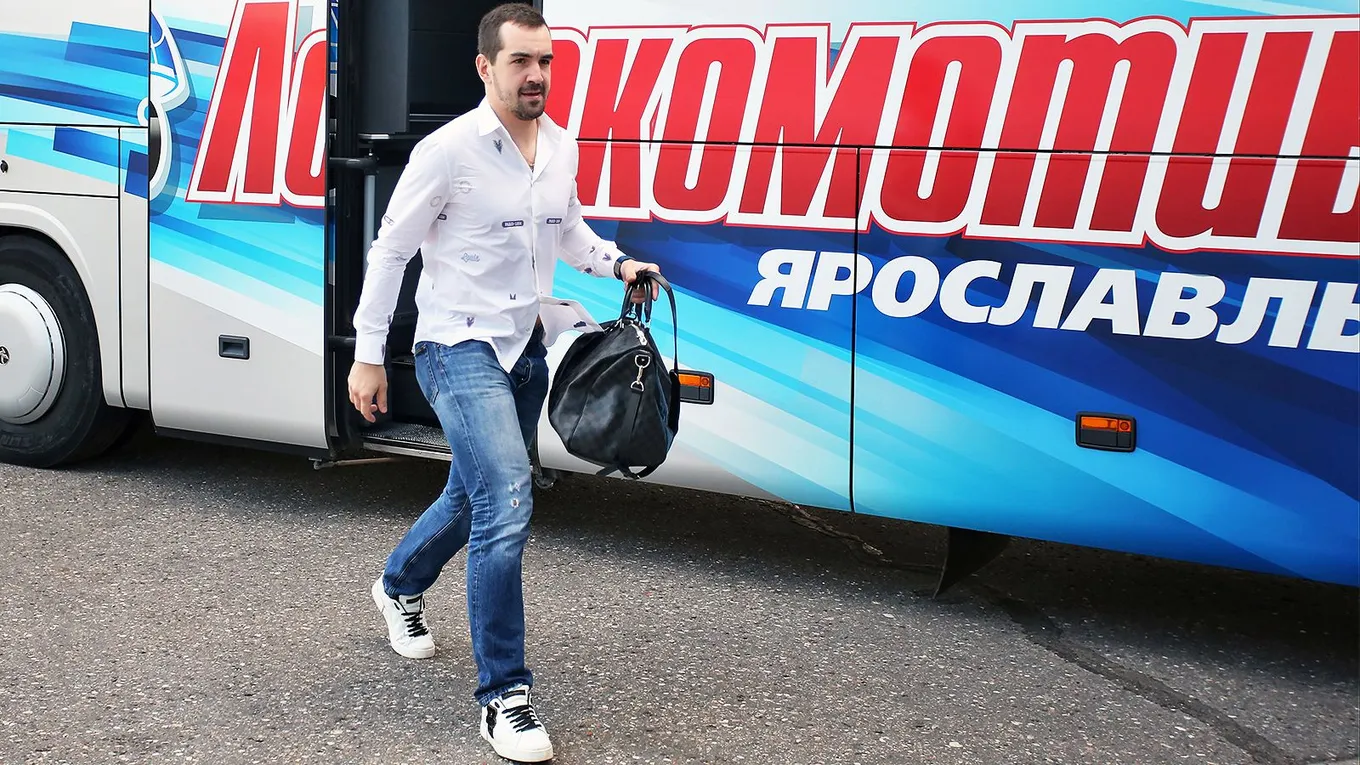 Даниил Апальков в составе ХК «Локомотив». Фото: Ярослав Неёлов/КХЛ