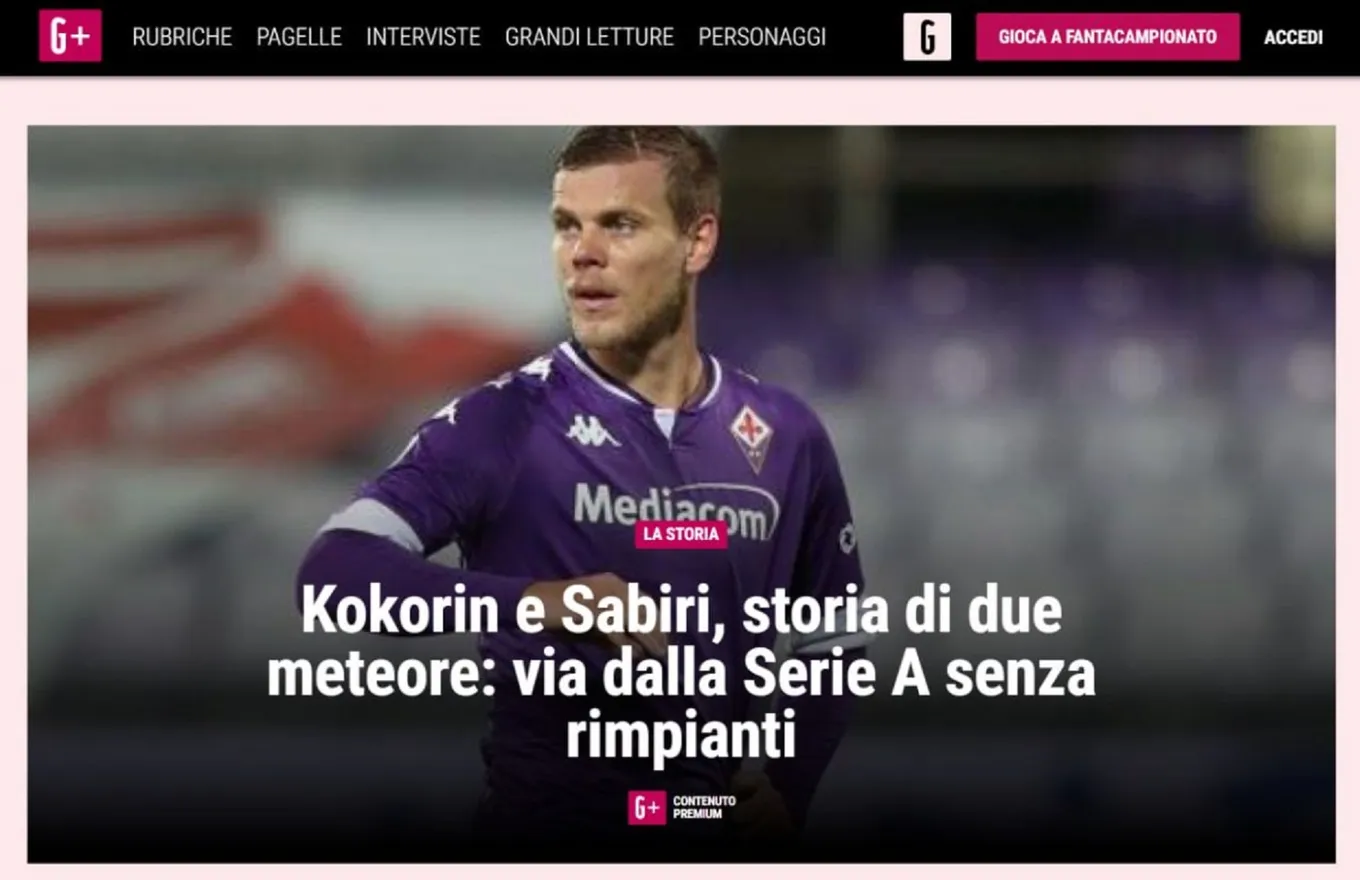 Обложка La Gazzetta dello Sport