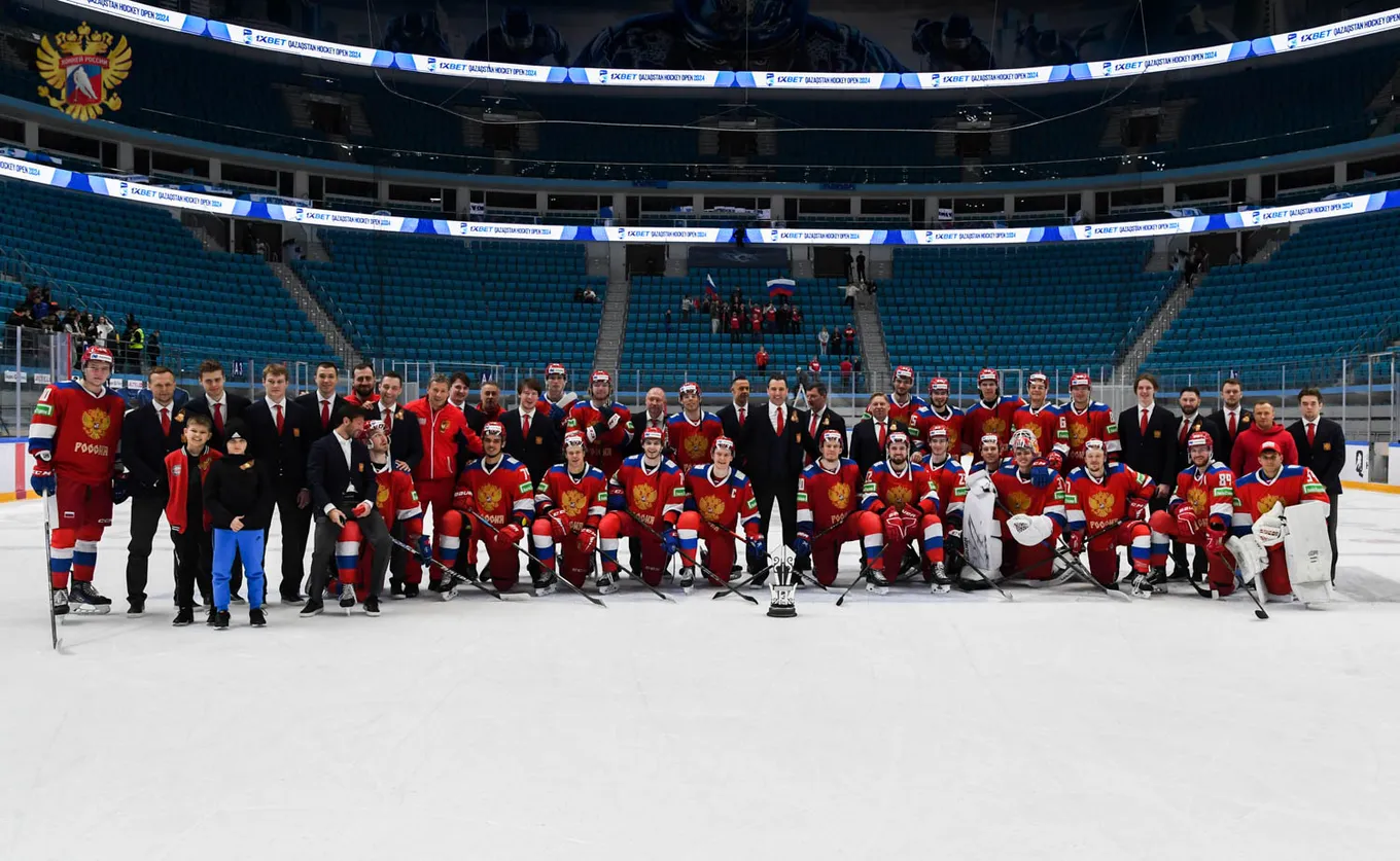 Россия-25 – победитель турнира Qazaqstan Hockey Open 2024. Фото: ФХР