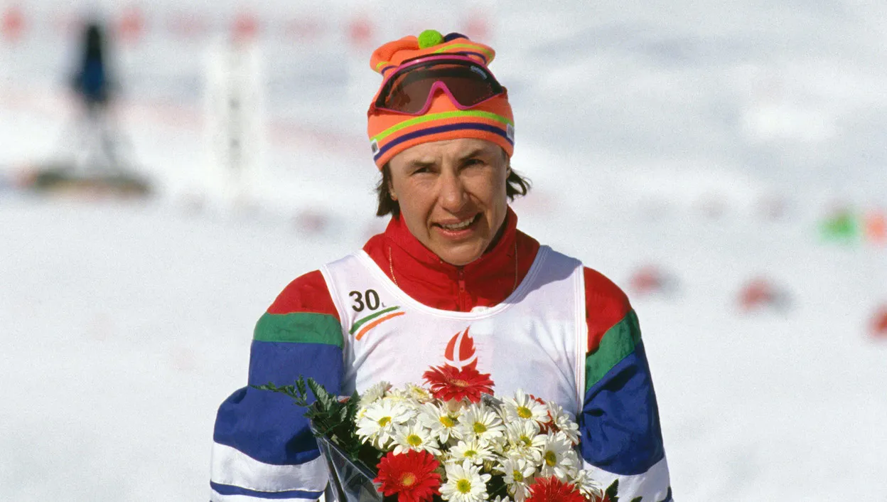Любовь Егорова на ОИ-1992