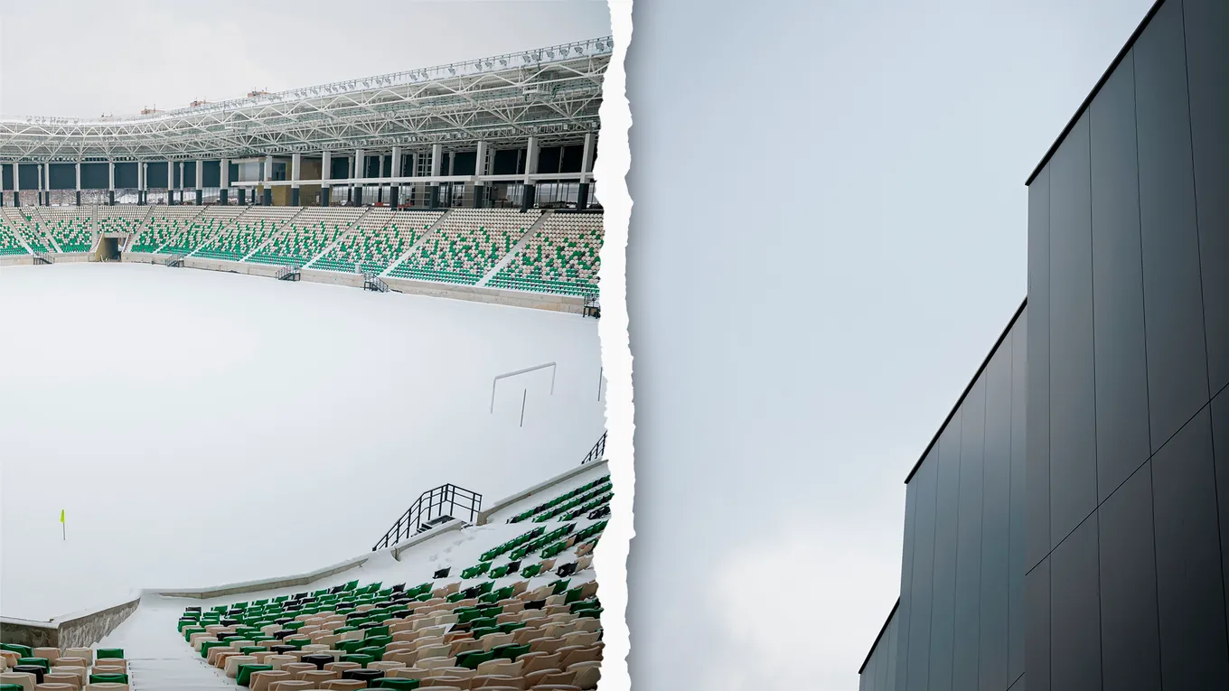 Стадион «Торпедо» в начале 2026 года. Фото: «Торпедо»