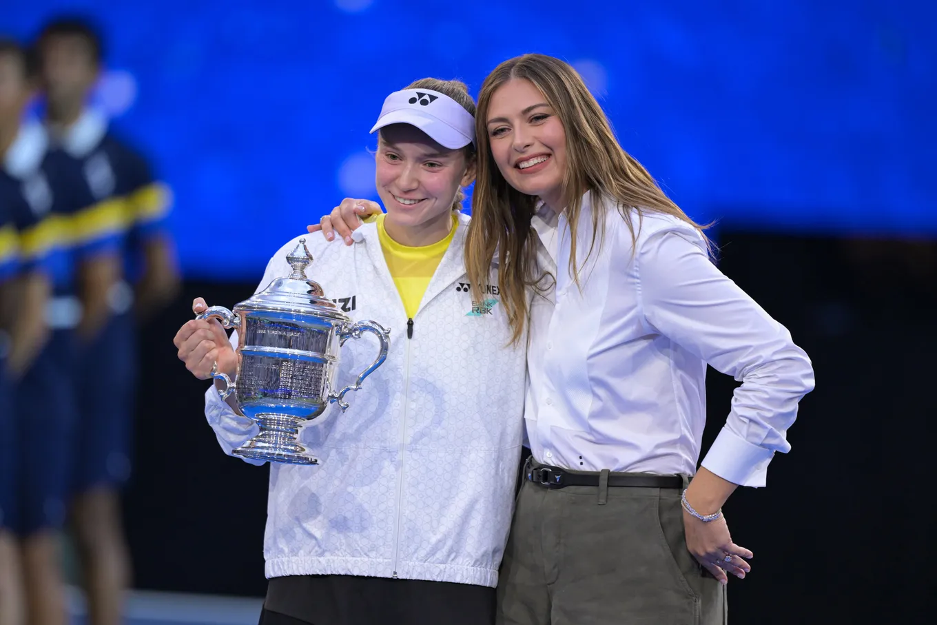 Елена Рыбакина и Мария Шарапова / US Open