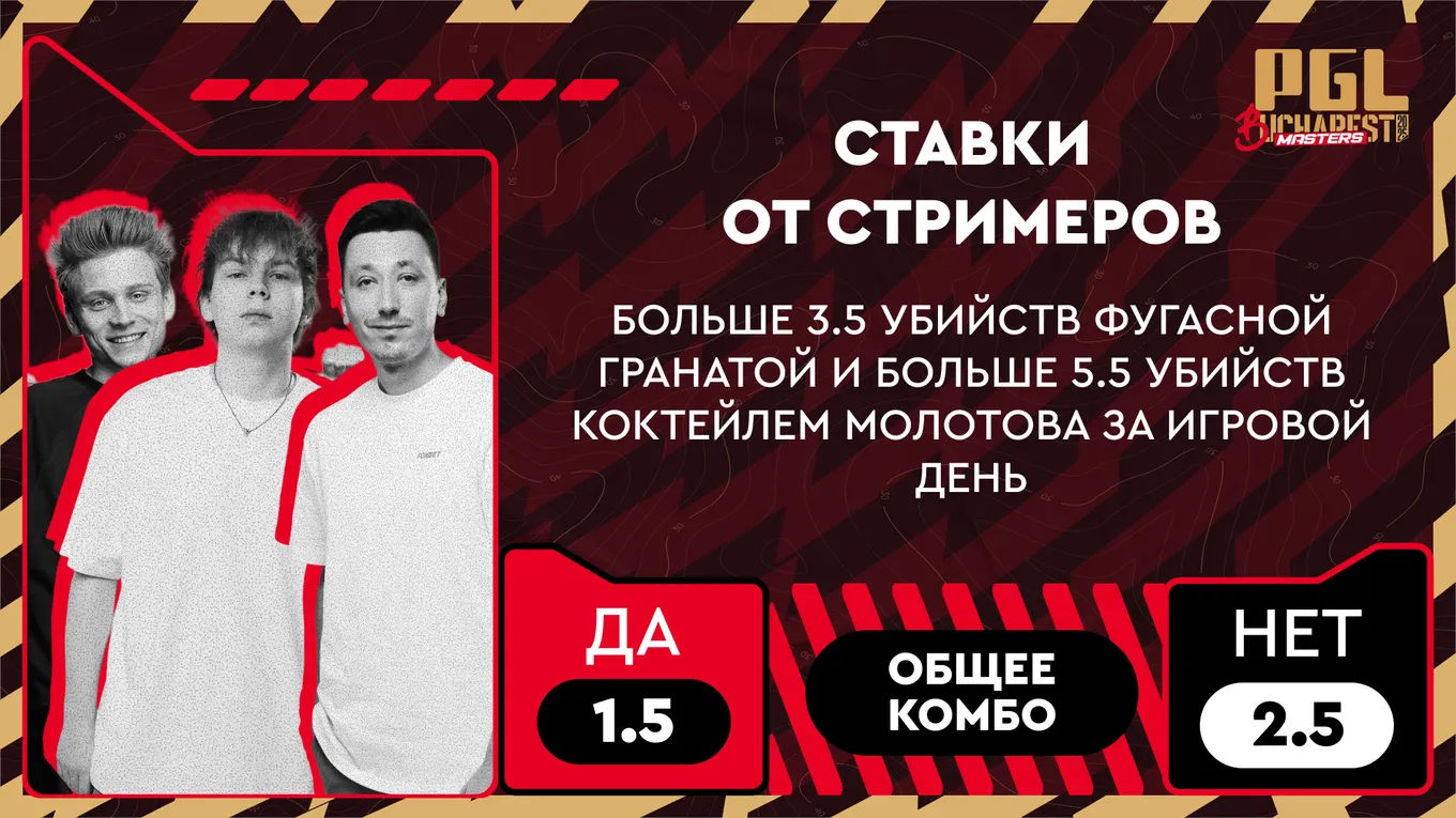 StRoGo, des0ut, PCH3LK1N, poka и tried придумали эксклюзивные линии на PGL Masters Bucharest