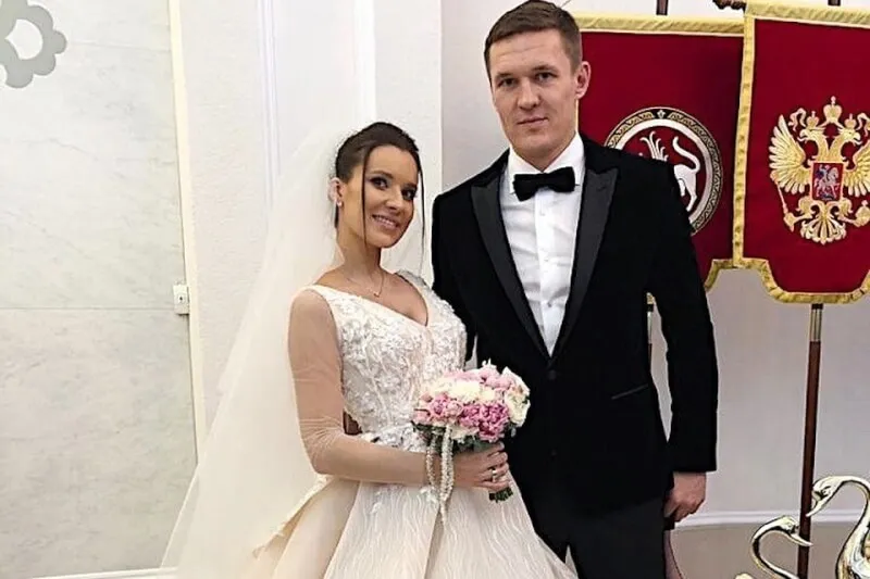Александр Бухаров с женой
