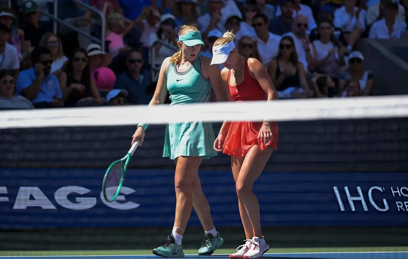 Теннисистки Мирра Андреева и Анастасия Потапова / Фото: пресс-служба US Open