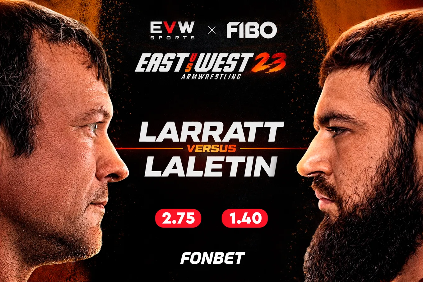 Реванш Лалетина и Ларратта на East vs West 23