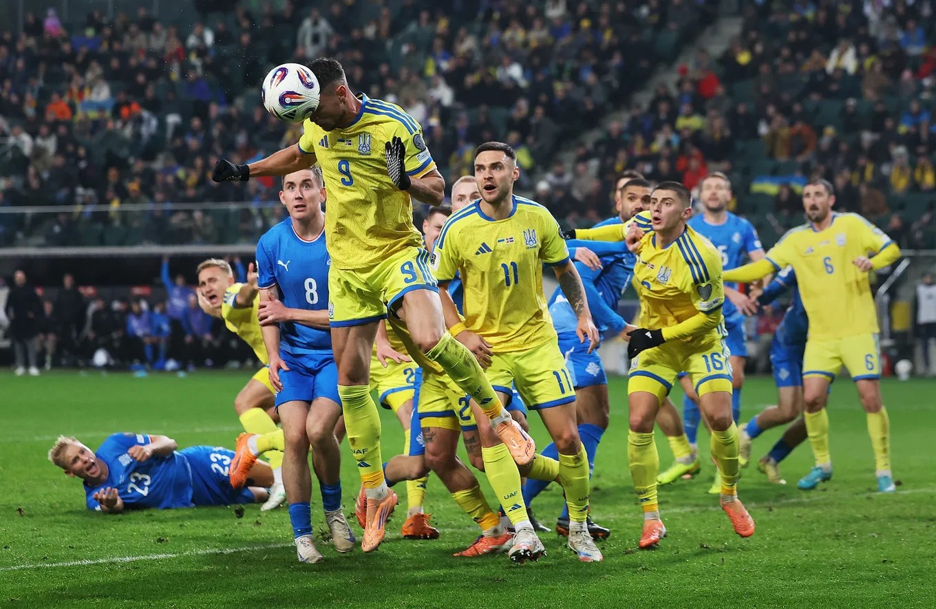 Сборная Украины обыграла Исландию в отборе ЧМ-2026