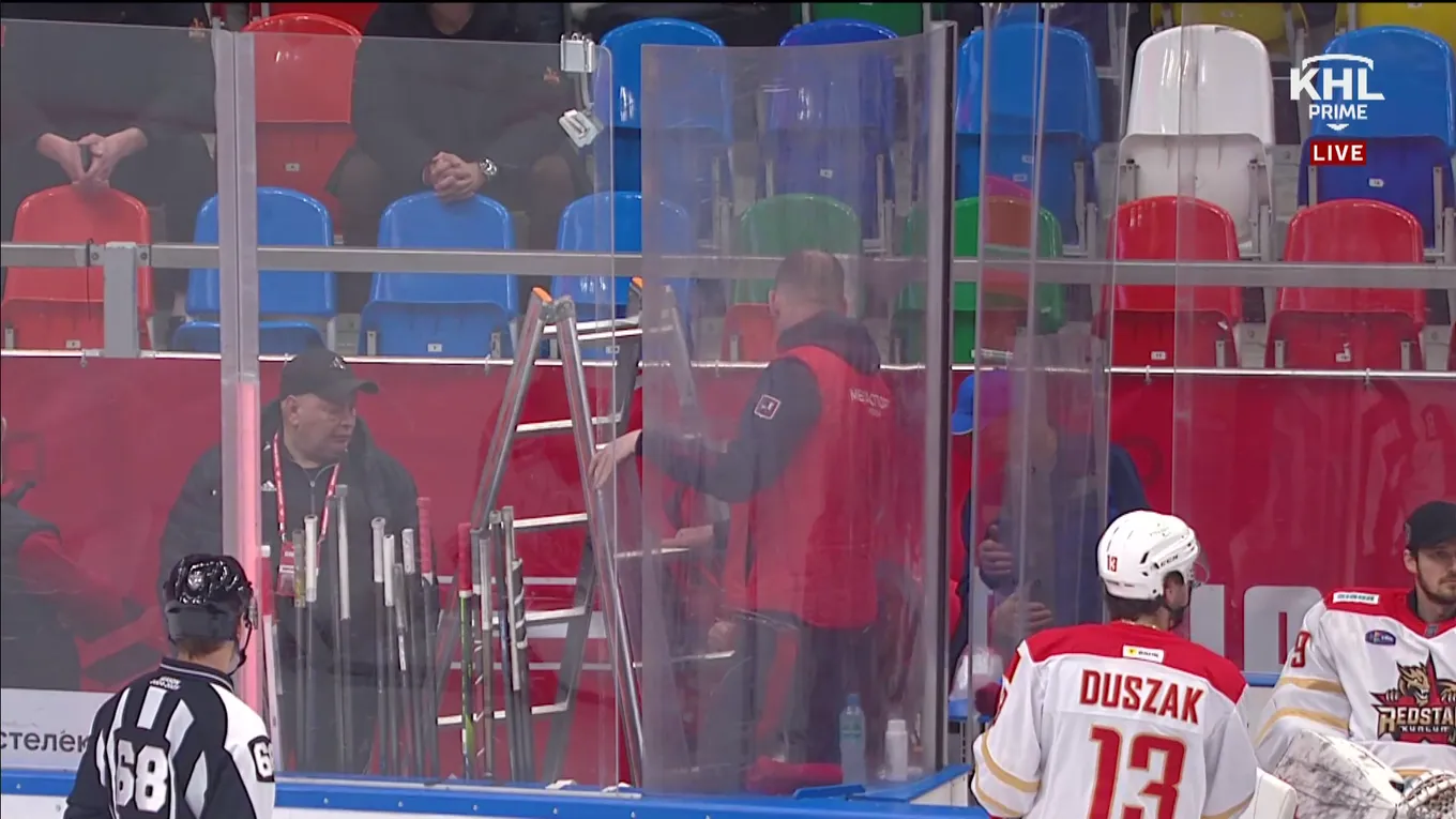 Фото: скриншот из трансляции телеканала KHL Prime
