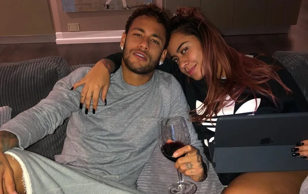 Неймар с сестрой Рафаэллой