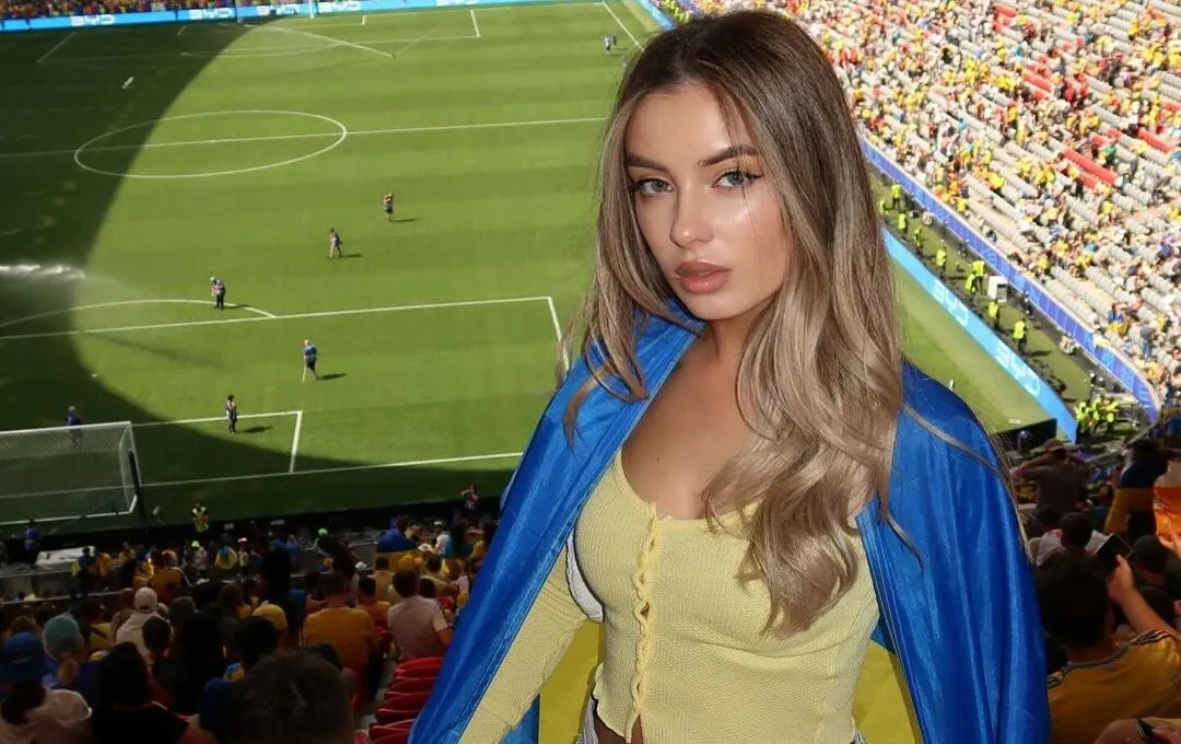 Болельщица из Украины