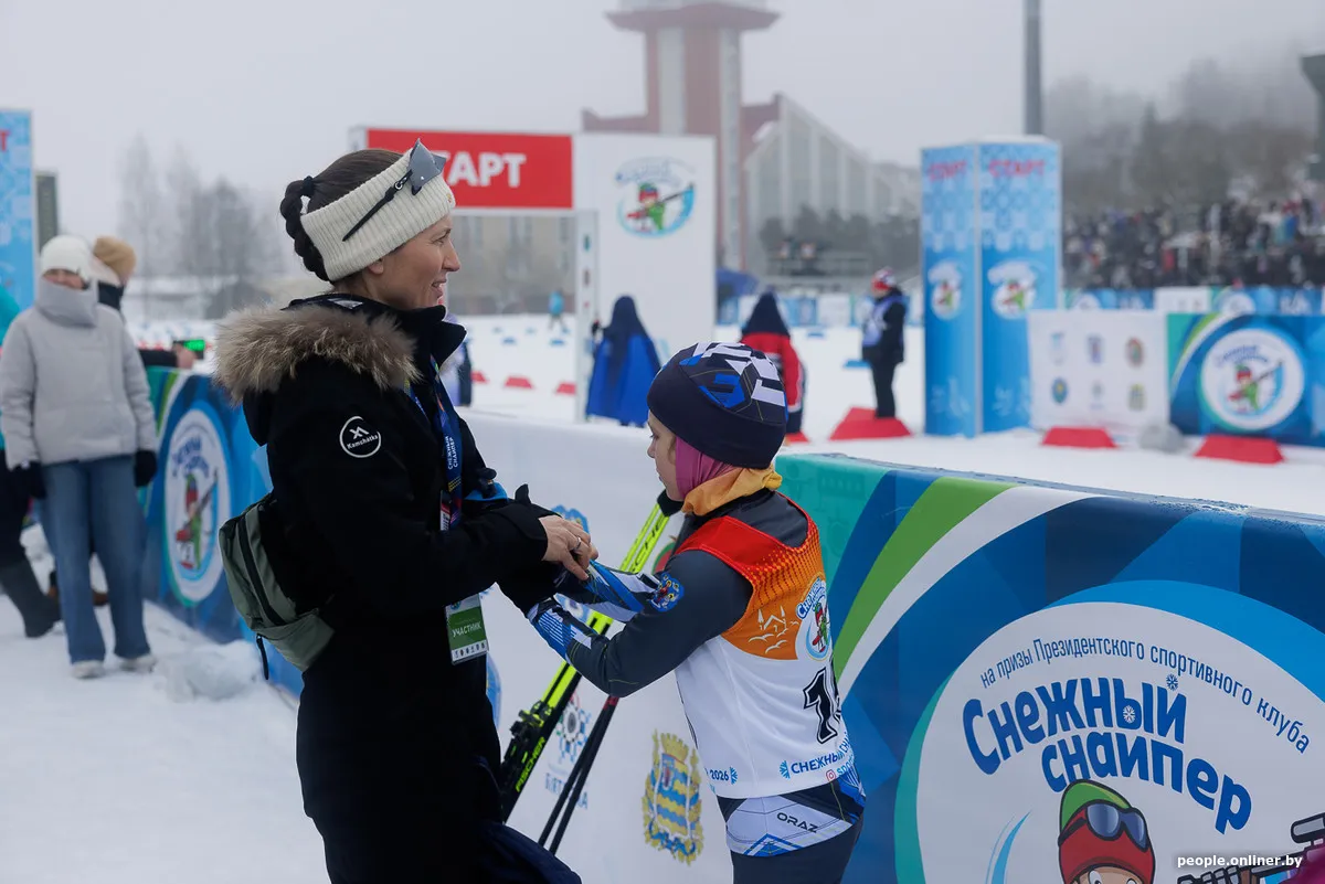 Дарья Домрачева и Ксения Бьорндален