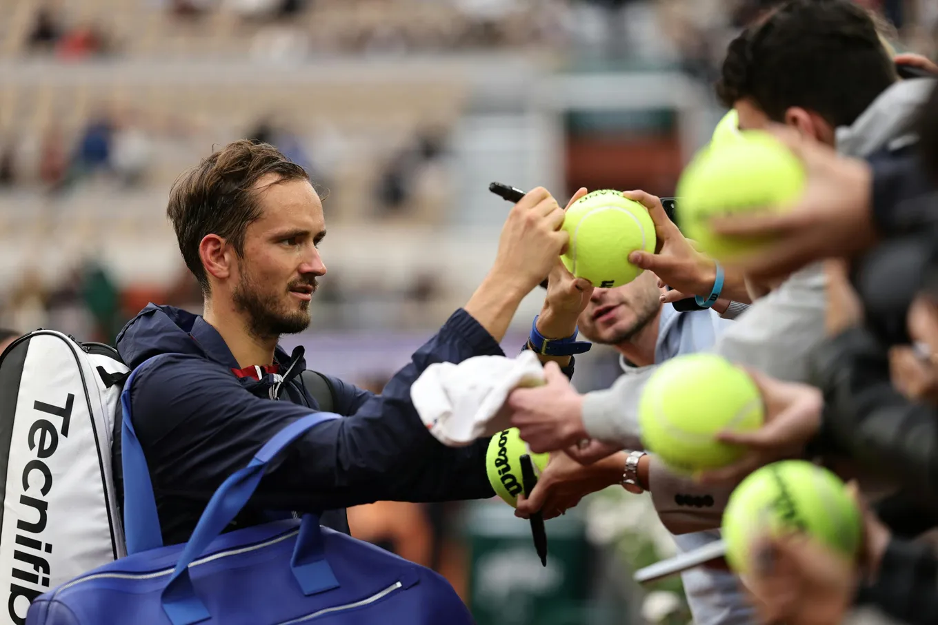 Даниил Медведев. Фото: Roland Garros