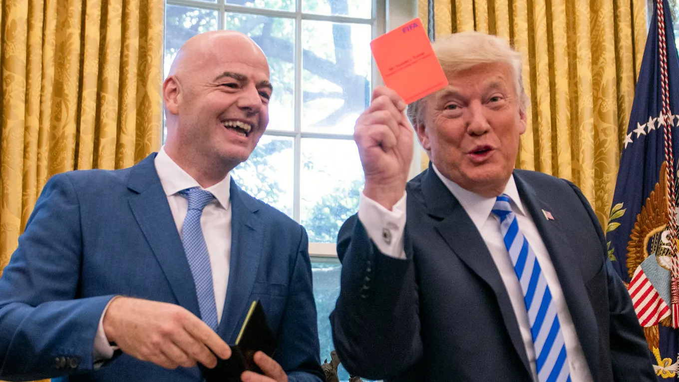 Джанни Инфантино и Дональд Трамп
