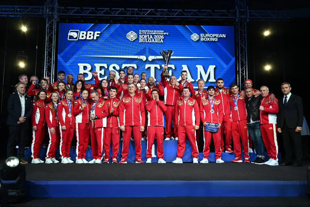 Сборная России по боксу выиграла медальный зачёт чемпионата Европы в Болгарии: 15 медалей – 7 золотых, 5 серебряных и 3 бронзовые / Фото: Федерация бокса России