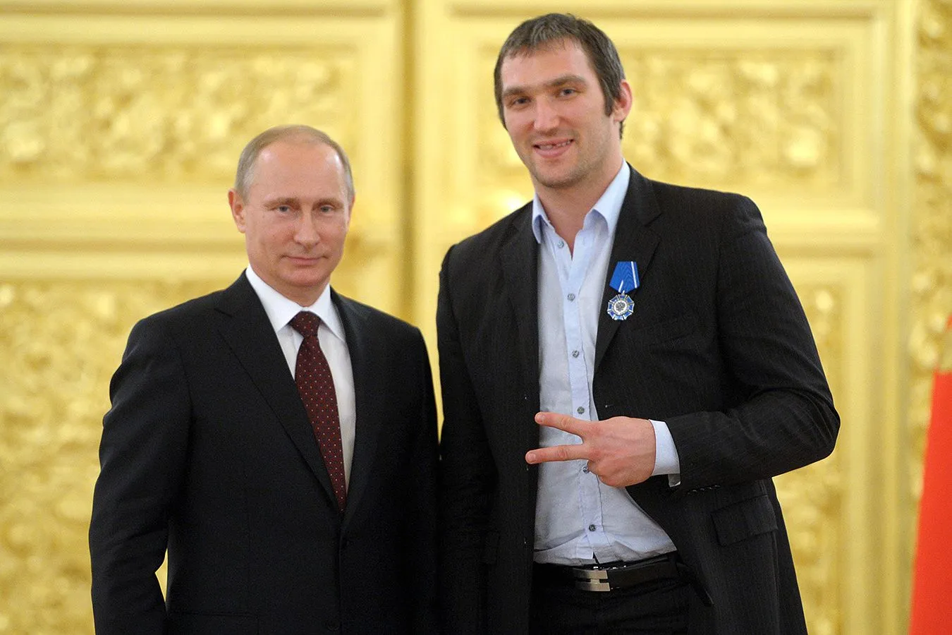 Владимир Путин и Александр Овечкин
