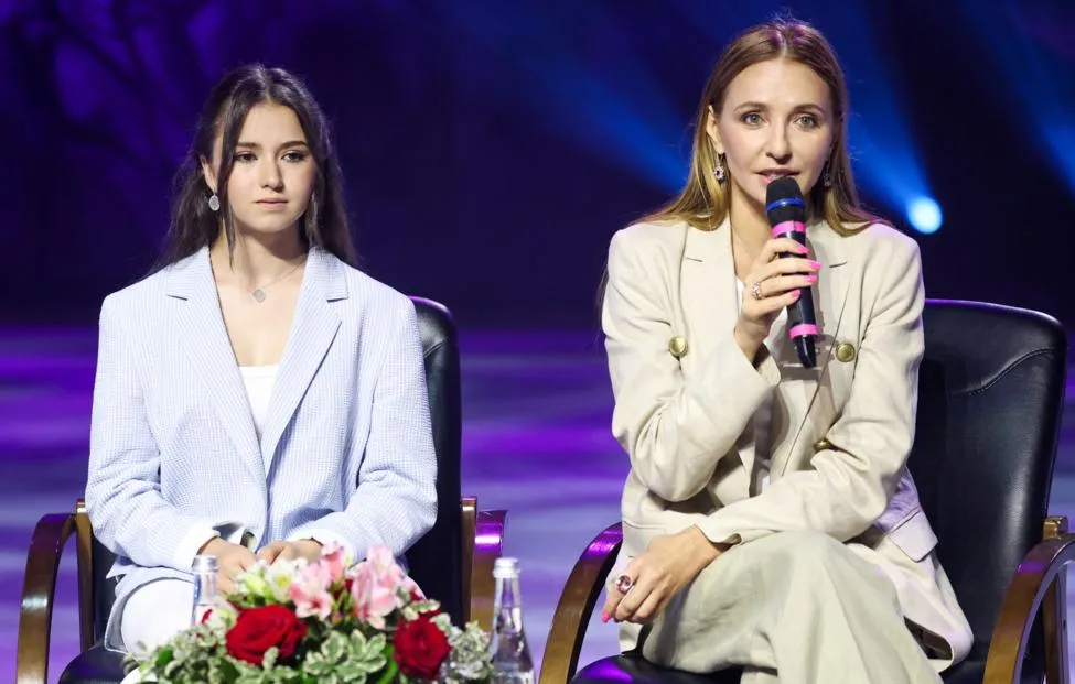 Камила Валиева и Татьяна Навка