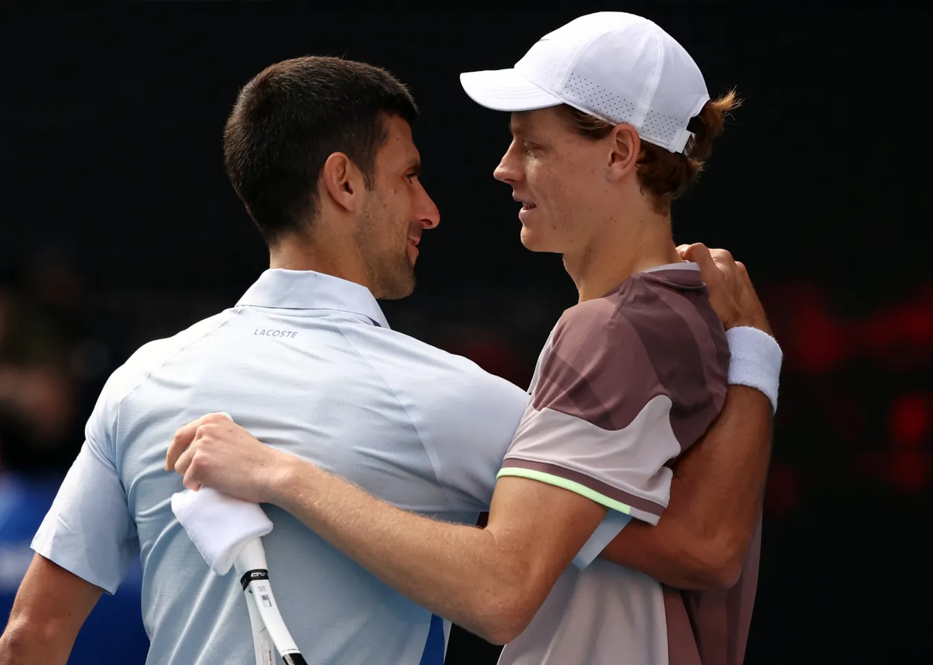 Новак Джокович и Янник Синнер. Фото: ATP