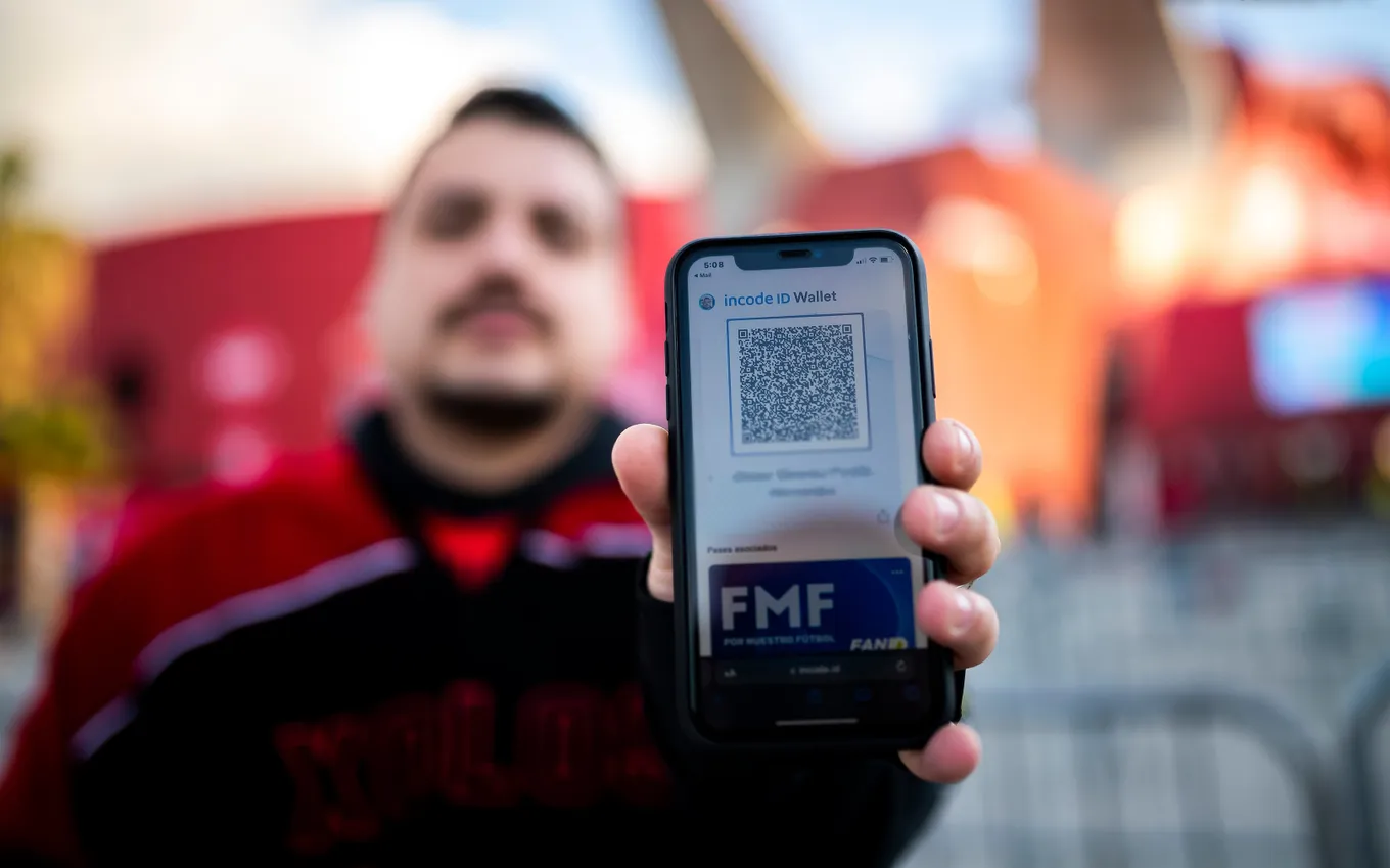 QR-код в мексиканском Fan ID