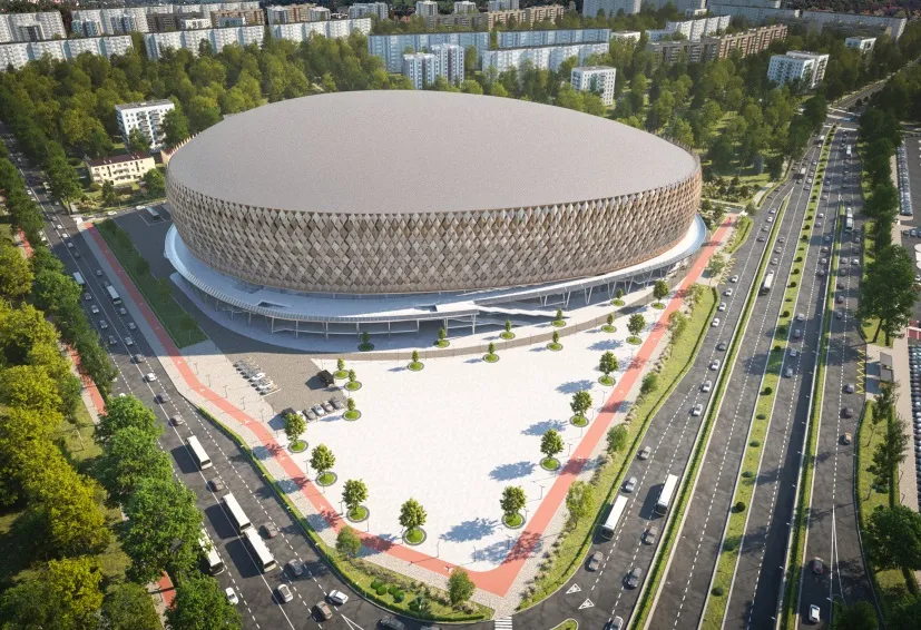 Проект строящейся арены в Перми