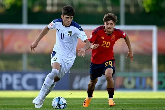 Матия Попович в сборной Сербии U19