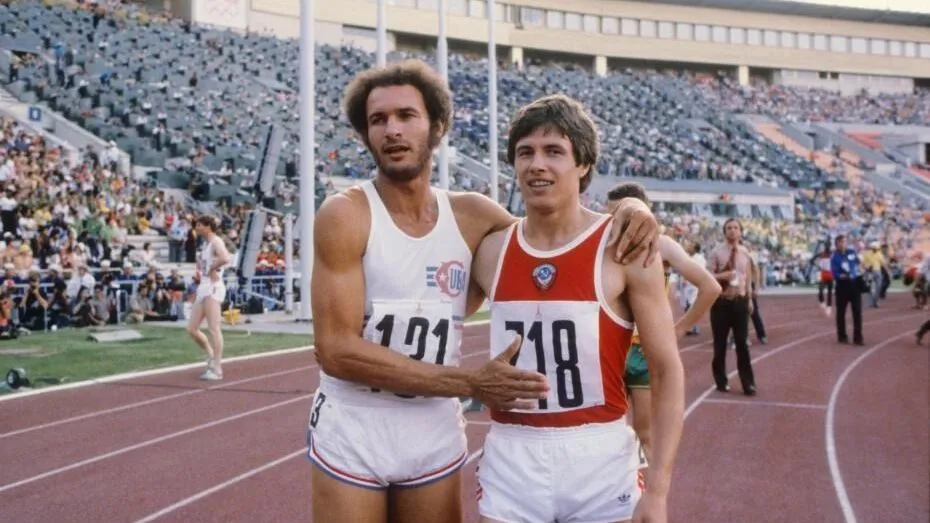 Виктор Маркин (справа) на Олимпийских играх-1980