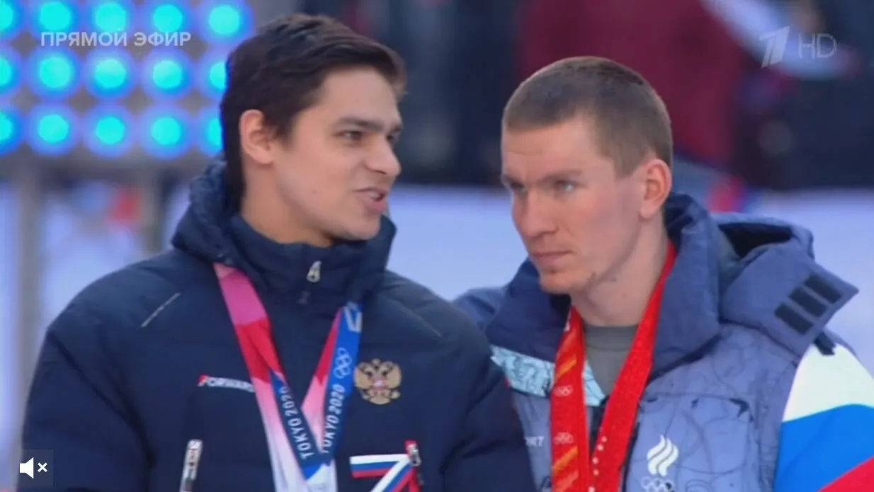 Евгений Рылов и Александр Большунов
