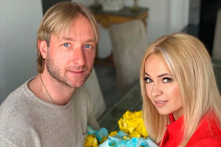 Евгений Плющенко и Яна Рудковская