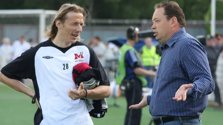 Бранислав Крунич и Леонид Слуцкий в ФК «Москва»
