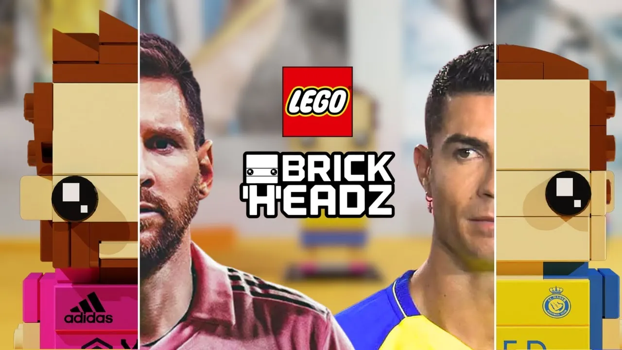 Набор LEGO c Месси и Роналду