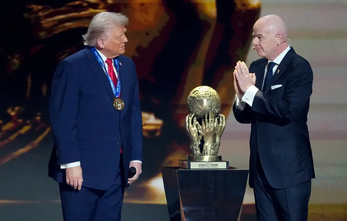 Дональд Трамп и Джанни Инфантино