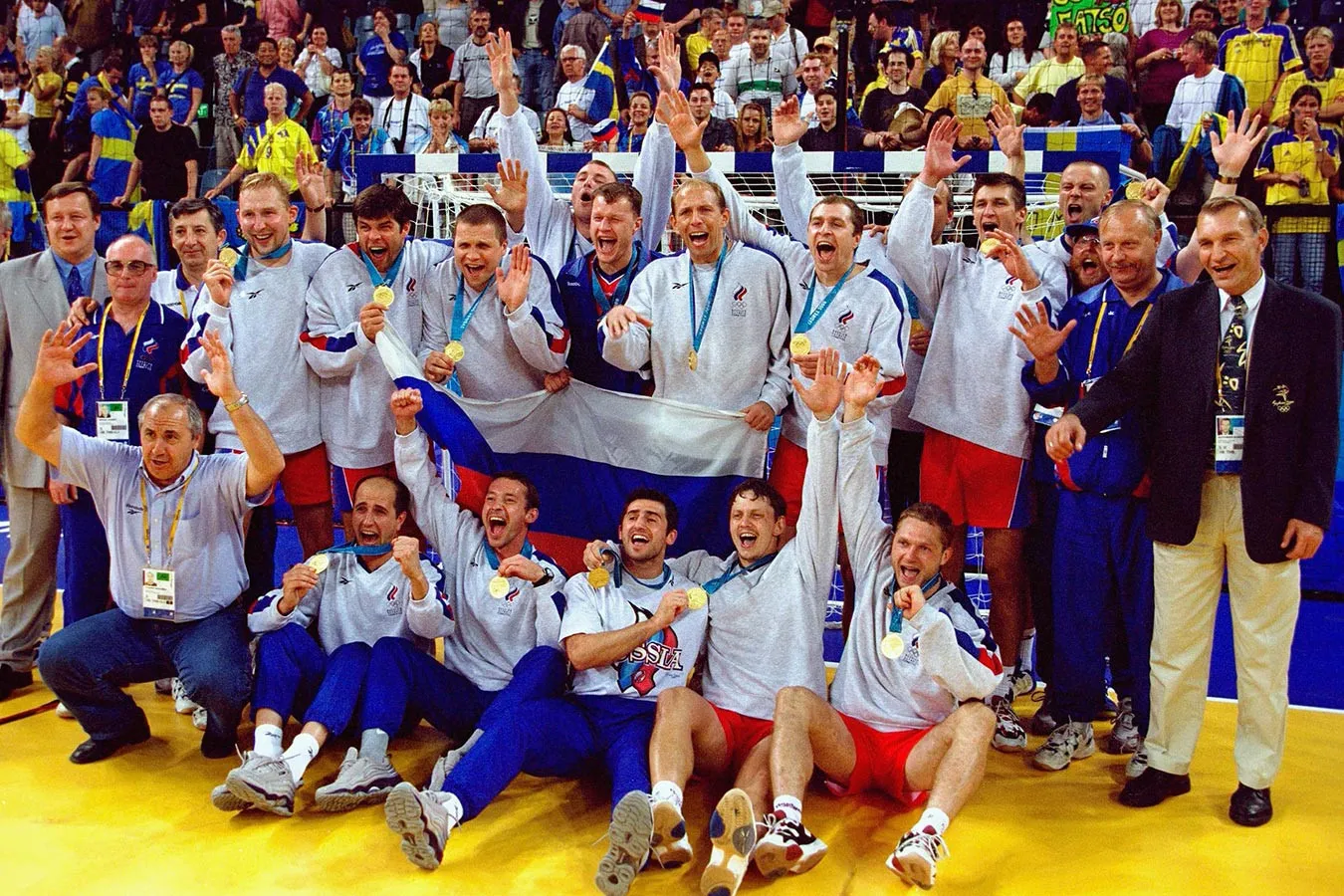Сборная России по гандболу - чемпион Олимпиады-2000 в Сиднее