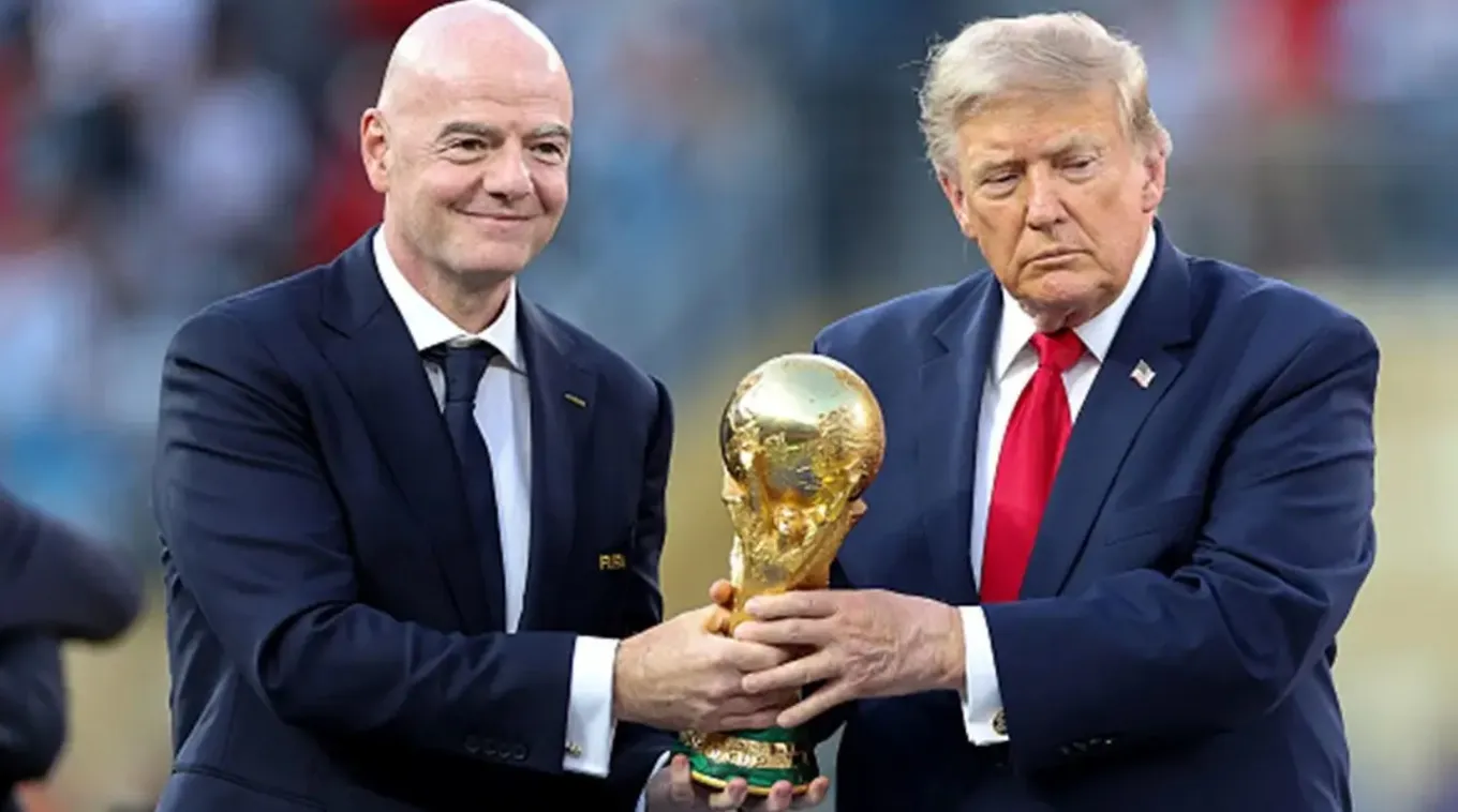 Дональд Tрамп и Джанни Инфантино на финале ЧМ-2026 / Фото: ФИФА