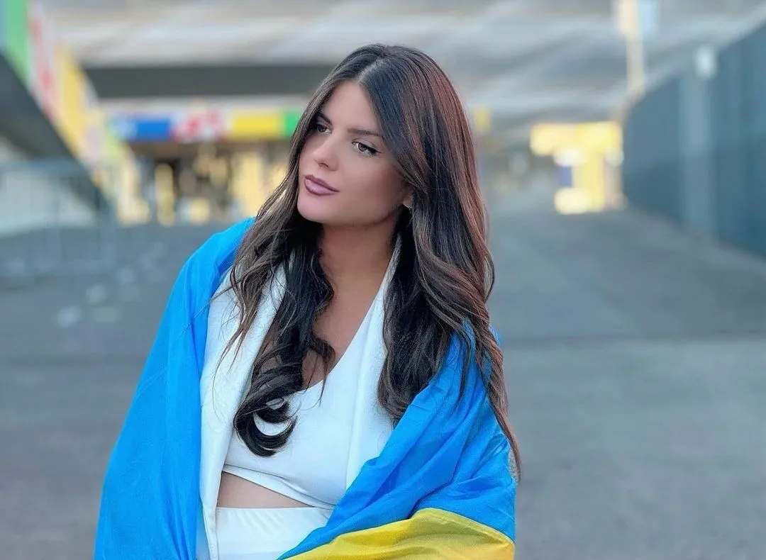 Болельщица Украины