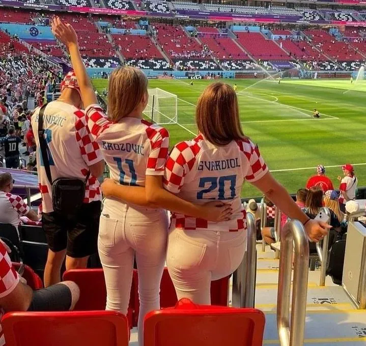 Болельщицы из Хорватии