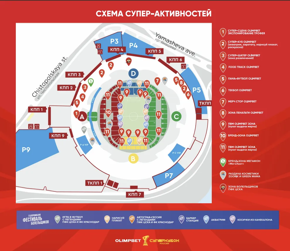 OLIMPBET устроит футбольный праздник на Суперкубке
